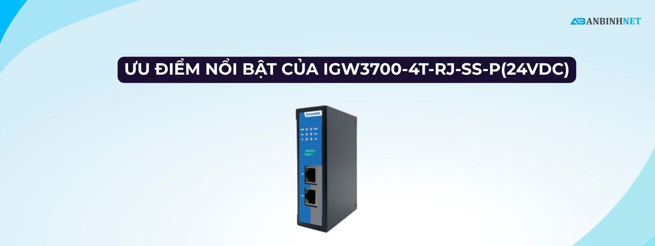 Bộ Chuyển Đổi Modbus 3onedata IGW3700-4T-RJ-SS-P(24VDC)