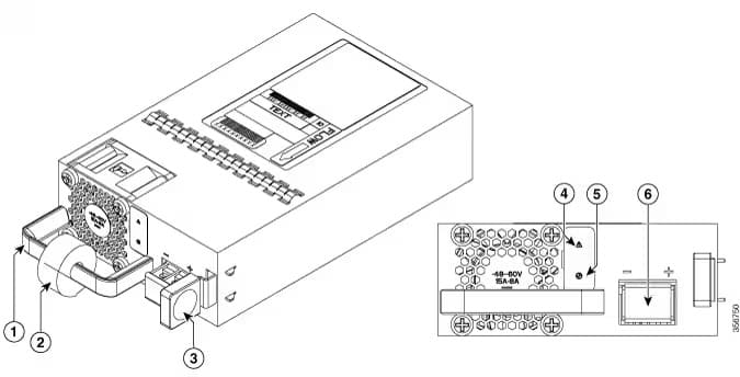 Tháo và thay thế nguồn điện trên Secure Router Cisco 8300 6_22